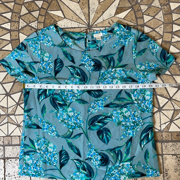 J. Crew blouse lightweight camp top blouse M - Picture 6 of 12